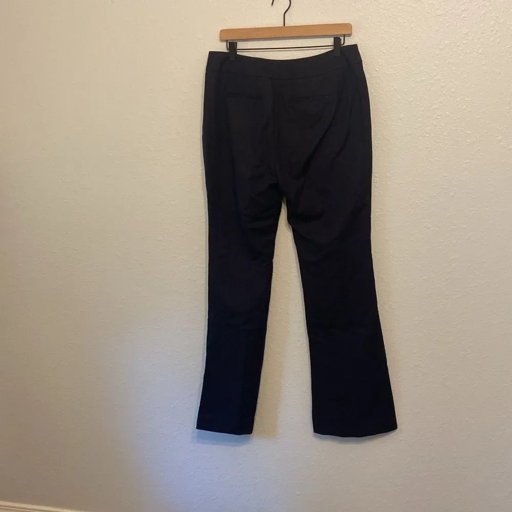 CAbi Navy Blue Nautical Mariner Trouser Pants Style 5077L Size 10 - Picture 5 of 10